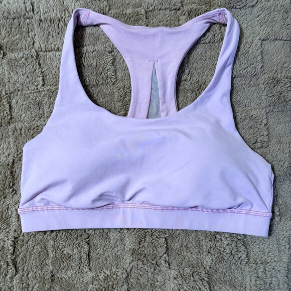EXCELLENT Lululemon Invigorate Sports Bra Faint Coral Athletic Yoga Gym Size 8 - Picture 3 of 9